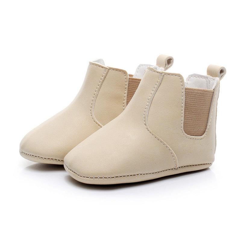 Chaussures pour bébé élastiques en PU souple