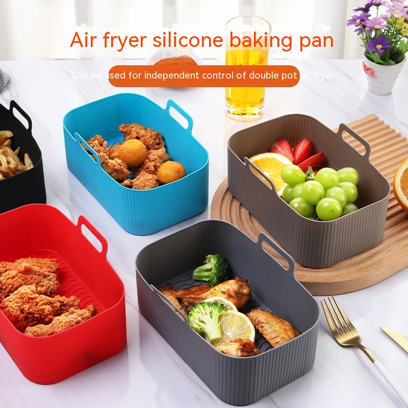 Plateau de friteuse à air domestique en silicone