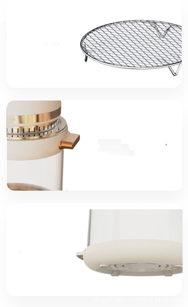 Friteuse à Air Digitale 4L avec Cuve en Verre Transparent - Cuisson Saine & Visible