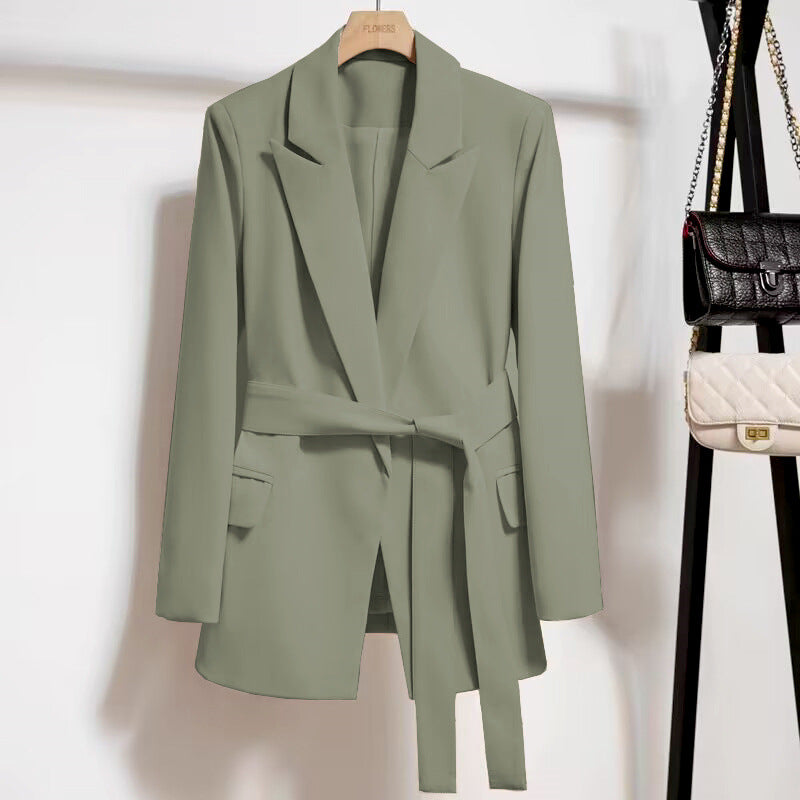 Womens Lace-Up Slimming, Elegant And Stylish Blazer