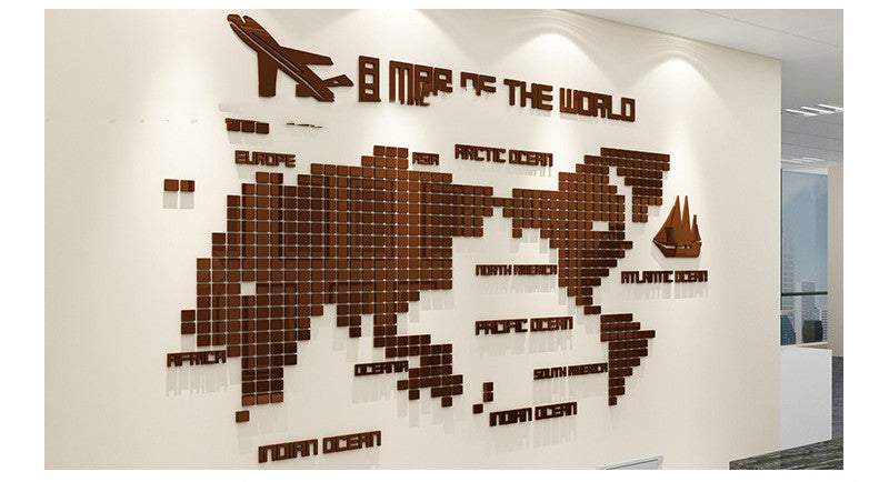 Miroir mural mosaïque en acrylique 3D autoadhésif