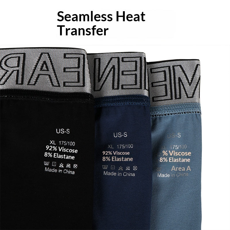 V-Shape Mens Breathable Boxer Briefs For Running And Fitness  Extended Length