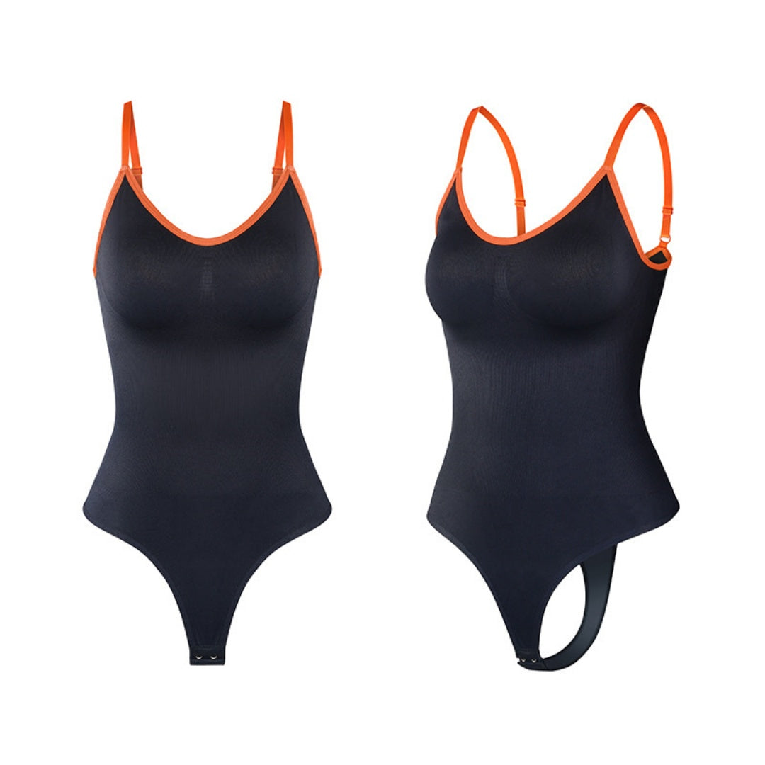 Seamless Body Shaping Jumpsuit With Abdominal Compression And Hip Lifting, Large Size