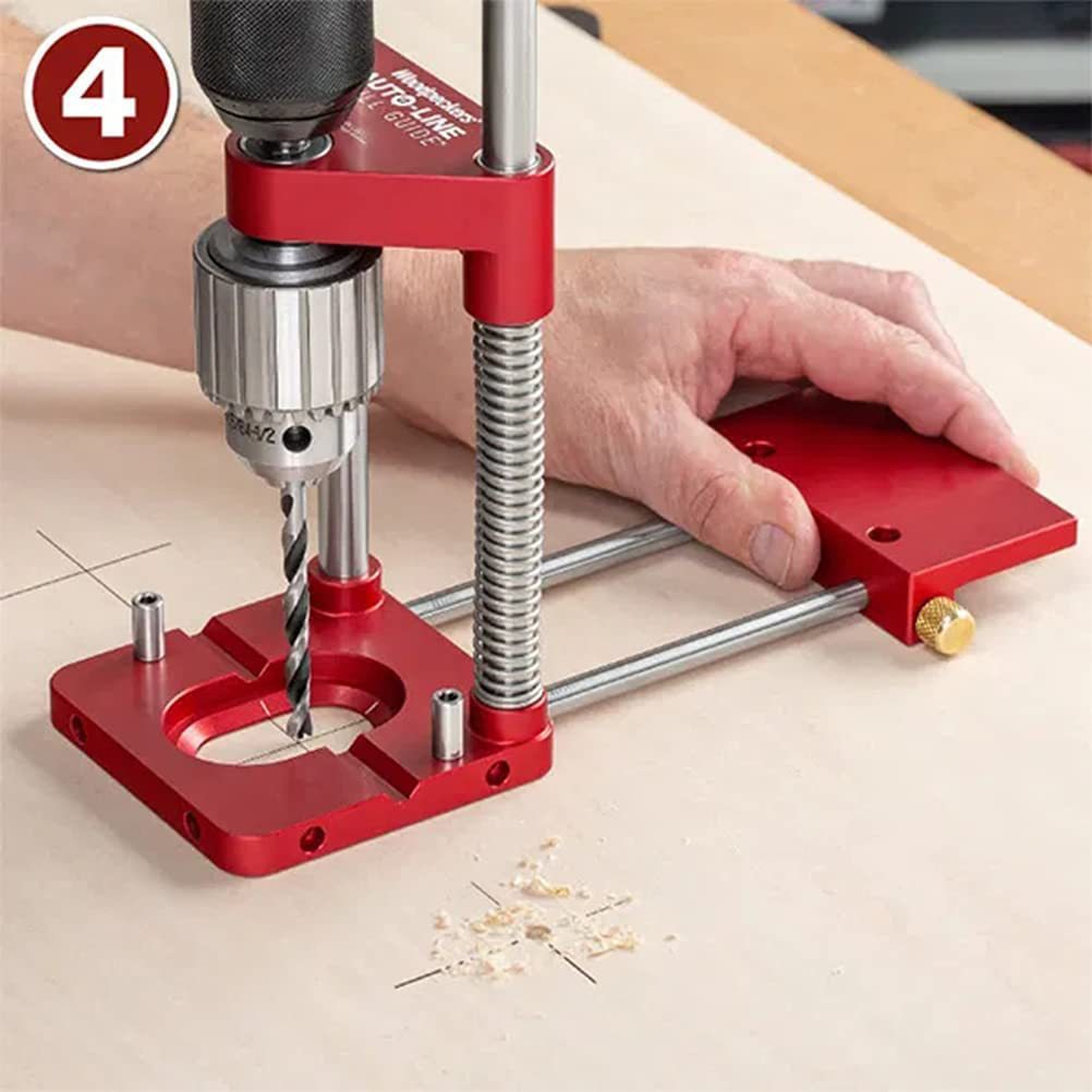 Portable Belt Borehole Locator Woodworking Locator