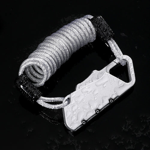 Bicycle Helmet Combination Lock Chain Anti-theft Portable