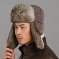 Chapeau en fourrure de lapin pour homme et femme
