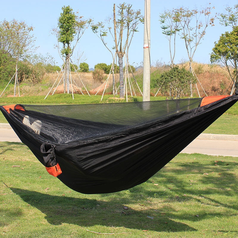 Hamac de randonnée portable en nylon parachute confortable