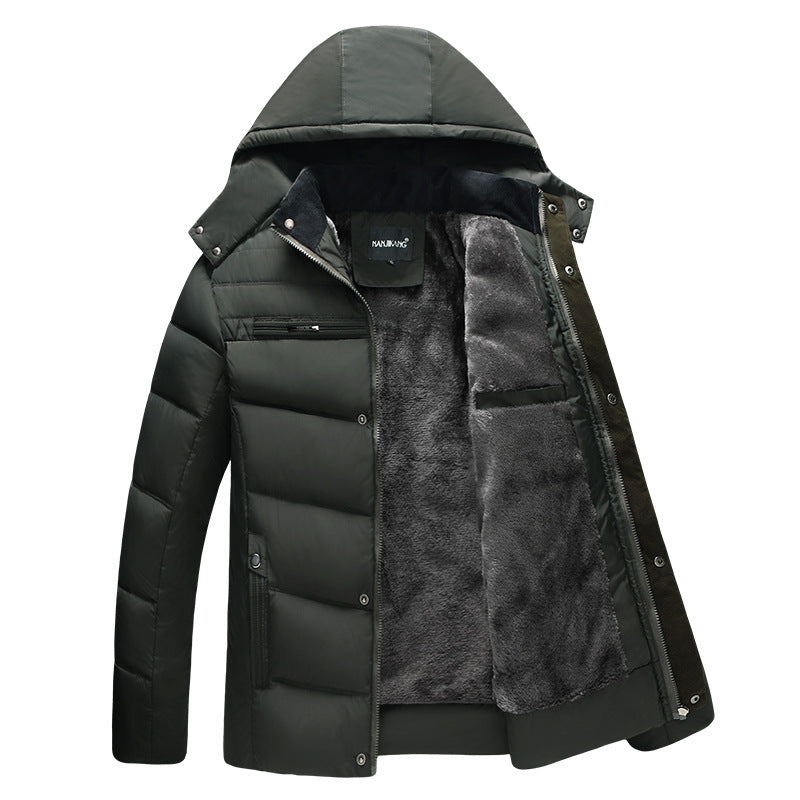 Manteau matelassée grande taille pour homme