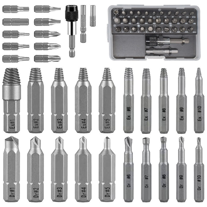 Stripped Screw Ratchet Tap Tool Set