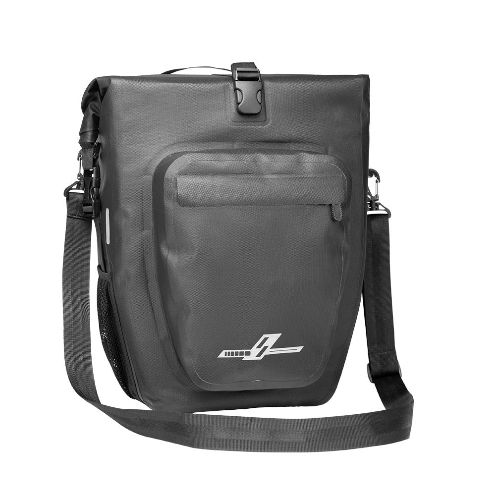 Fully waterproof bicycle bag carrying bag