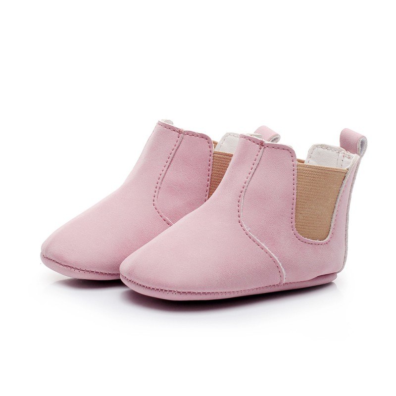 Chaussures pour bébé élastiques en PU souple