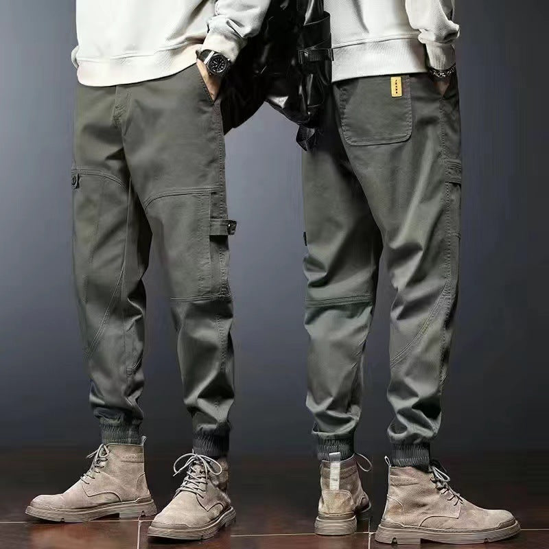 Mens Retro Loose-fit Casual Athletic Pants