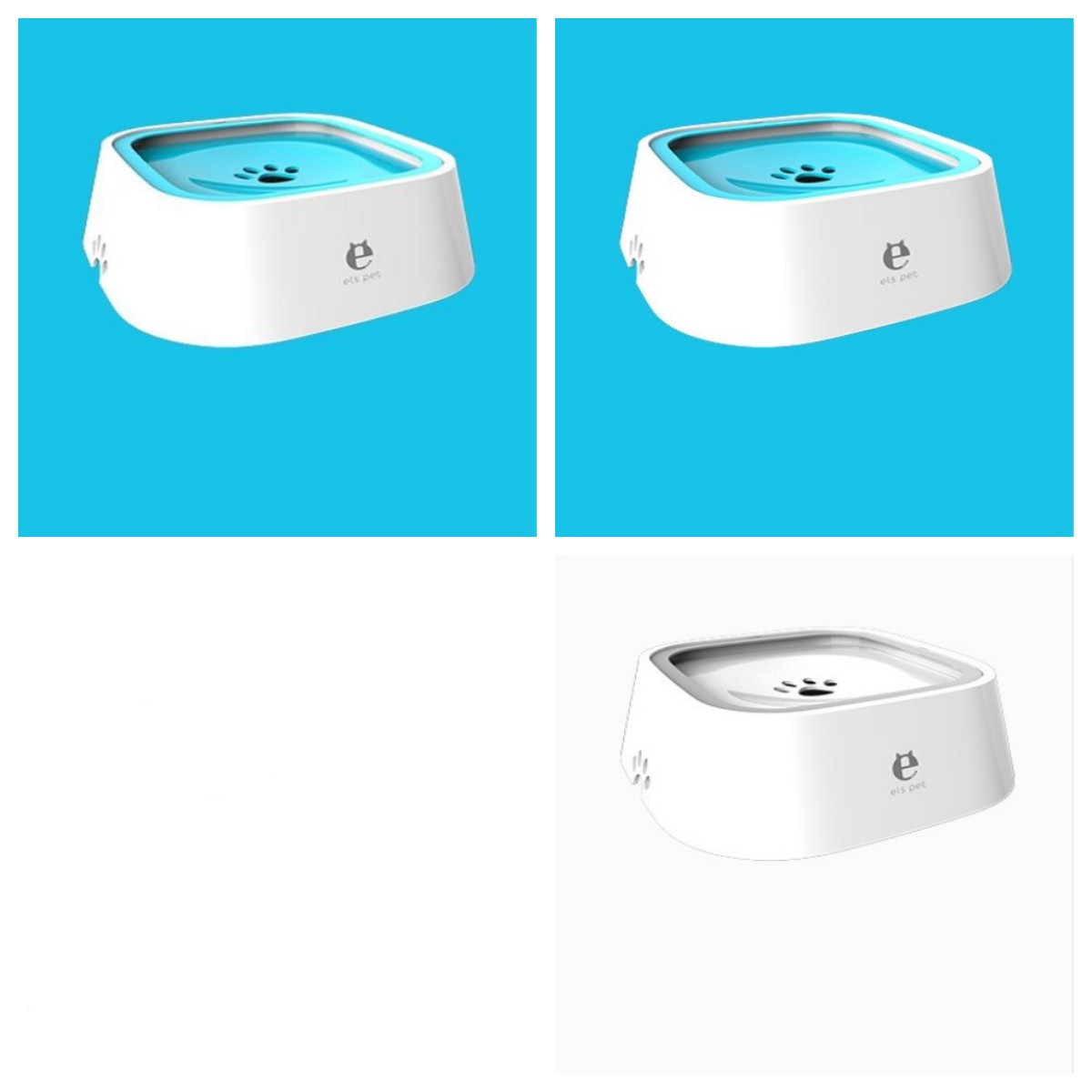 Bol d'Eau Anti-Débordement 1.5L – Distributeur à Disque Flottant pour Animaux