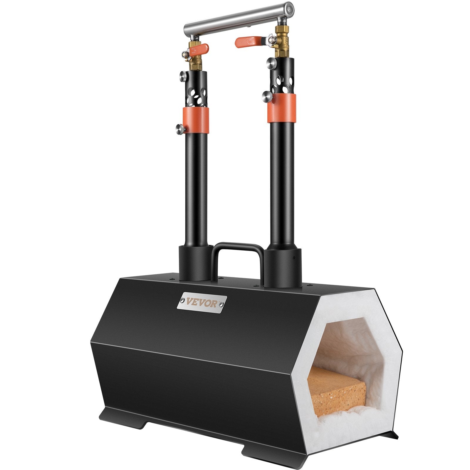 Propane Forge Portable, Double Burner Tool And Knife, Mini Furnace Blacksmithing, Gas Forging Tools And Equipment, Complete Kit