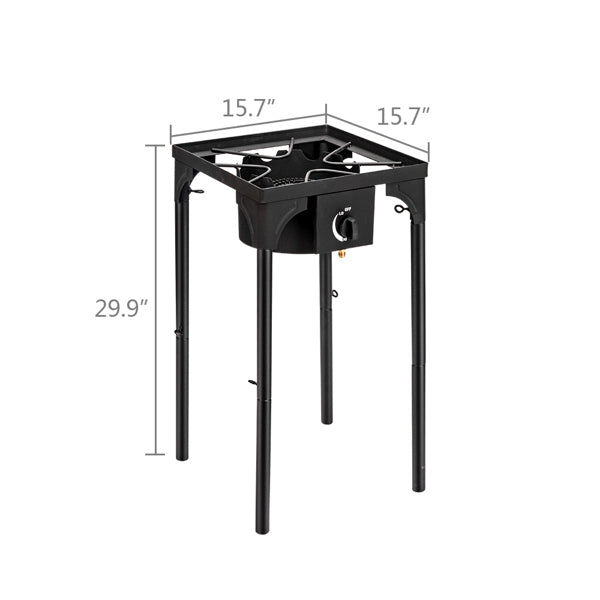 Outdoor Camp Stove High Pressure Propane Gas Cooker 75000-BTU