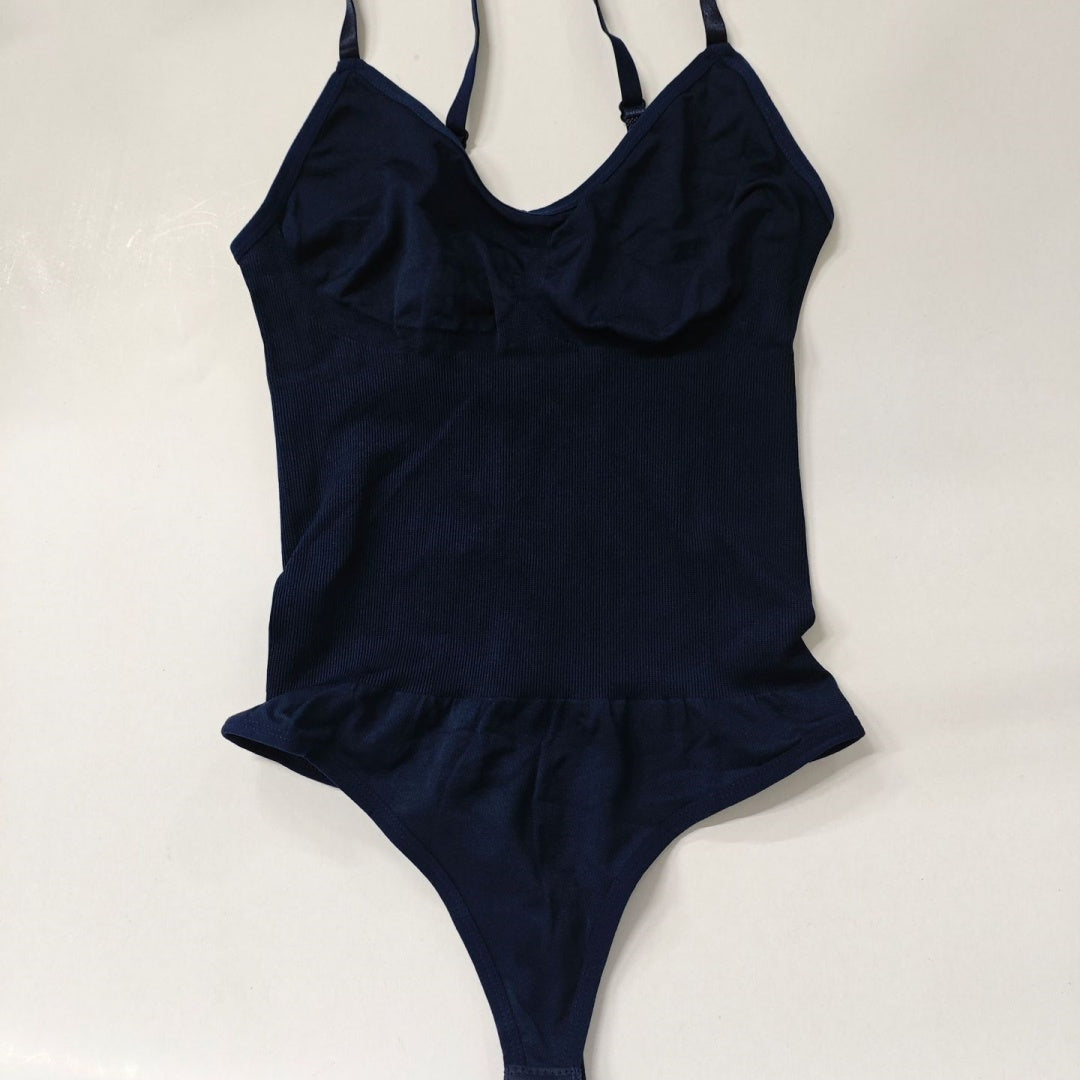 Seamless Body Shaping Jumpsuit With Abdominal Compression And Hip Lifting, Large Size