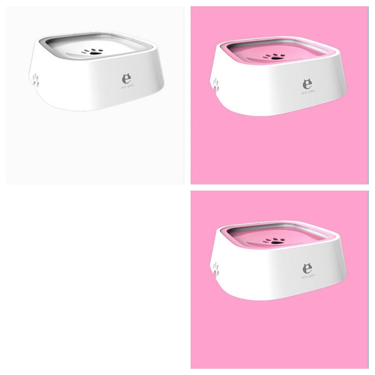 Bol d'Eau Anti-Débordement 1.5L – Distributeur à Disque Flottant pour Animaux