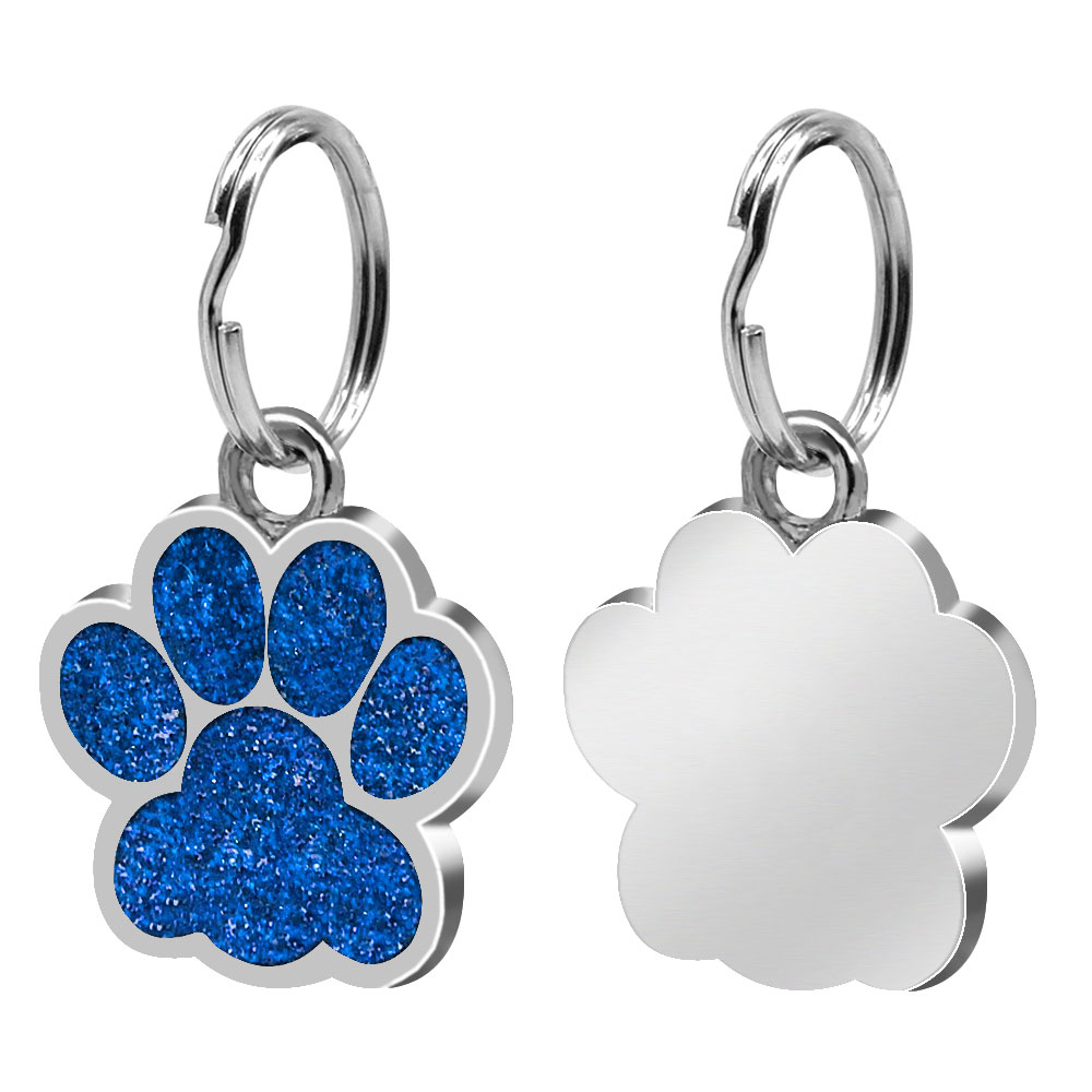 Footprint dog tag