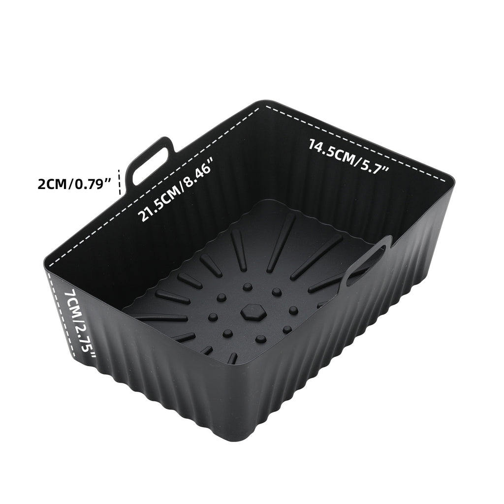 Plateau de friteuse à air domestique en silicone