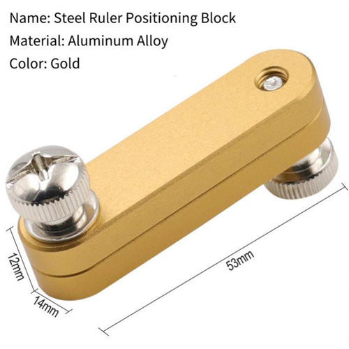Aluminum Alloy Woodworking Steel Ruler Locator