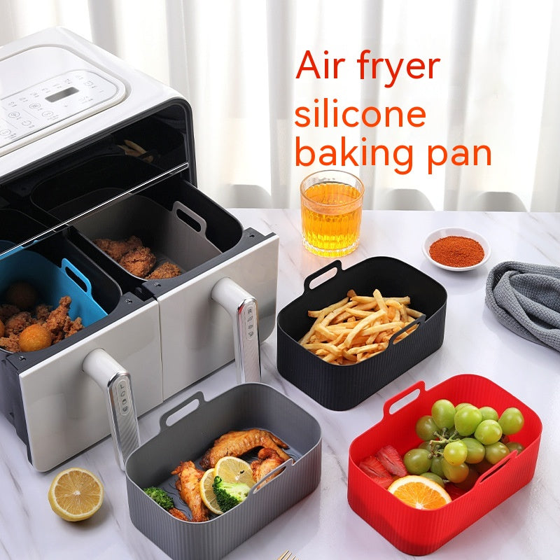 Plateau de friteuse à air domestique en silicone