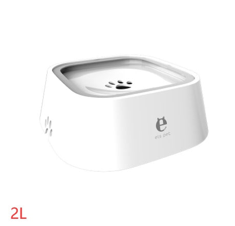 Bol d'Eau Anti-Débordement 1.5L – Distributeur à Disque Flottant pour Animaux