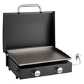 Plaques de Cuisson Portable 2 Brûleurs Propane - Grill de Camping 22''