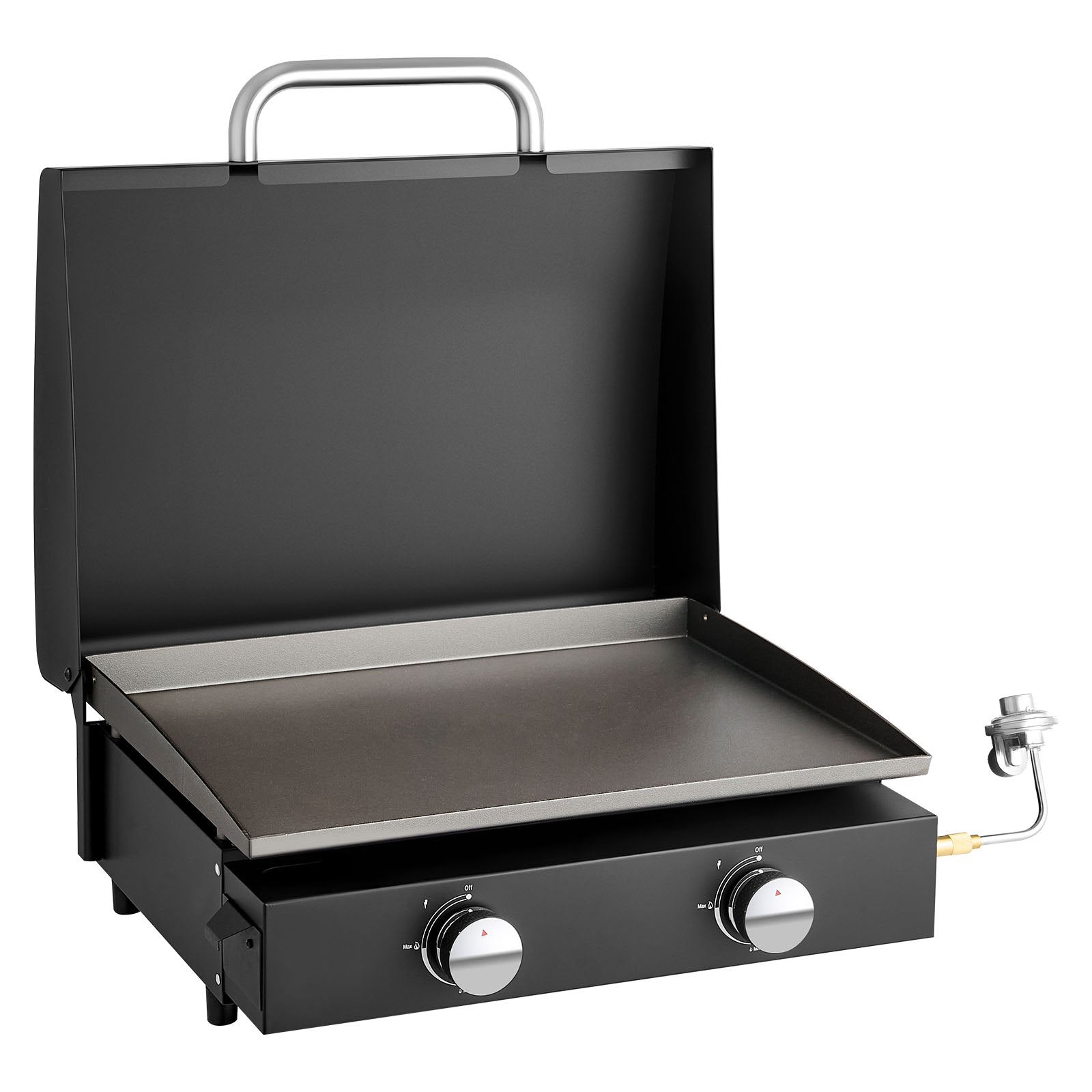 Plaques de Cuisson Portable 2 Brûleurs Propane - Grill de Camping 22''