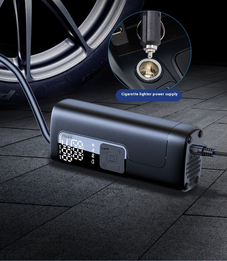 Gonfleur de Pneu Portable 150 PSI | Pompe à Air Sans Fil 5200mAh