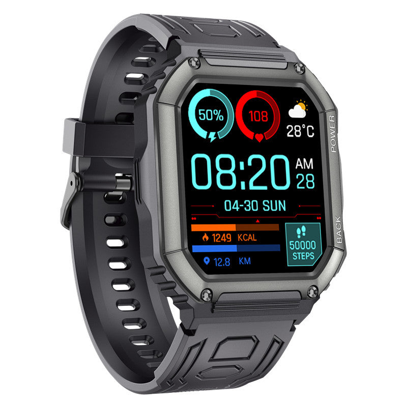 Montre connectée KR06, appels Bluetooth, triple résistance à l'eau (IP67)
