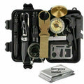 Trousse de Survie d'Urgence 14-en-1 – Kit Tactique Complet avec Boîtier Antichoc