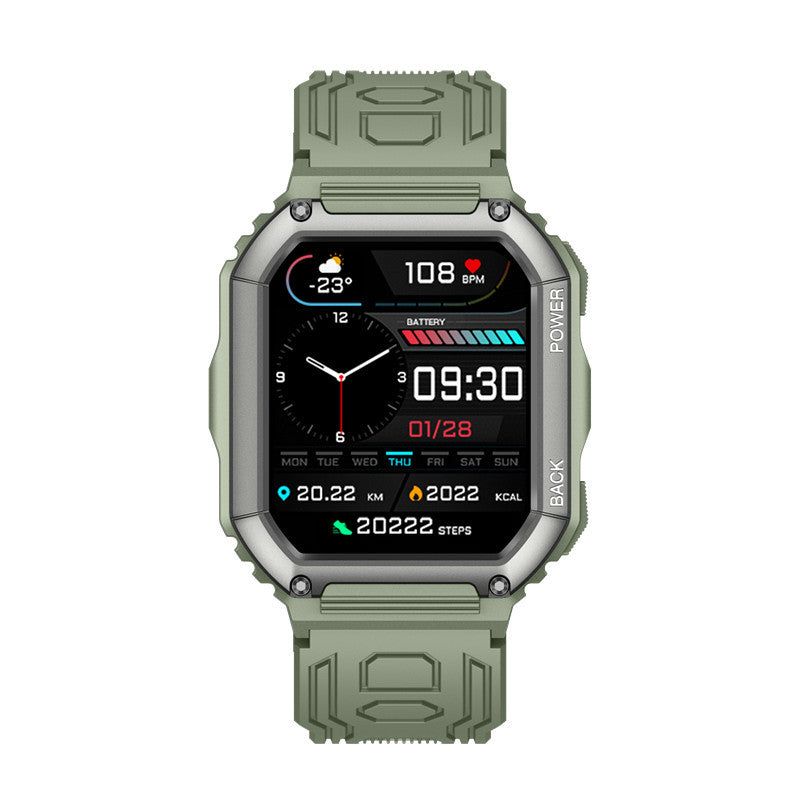Montre connectée KR06, appels Bluetooth, triple résistance à l'eau (IP67)