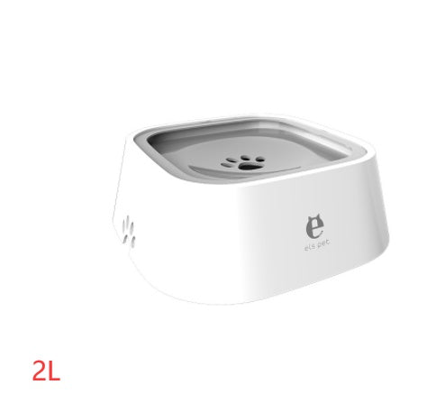 Bol d'Eau Anti-Débordement 1.5L – Distributeur à Disque Flottant pour Animaux