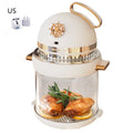 Friteuse à Air Digitale 4L avec Cuve en Verre Transparent - Cuisson Saine & Visible