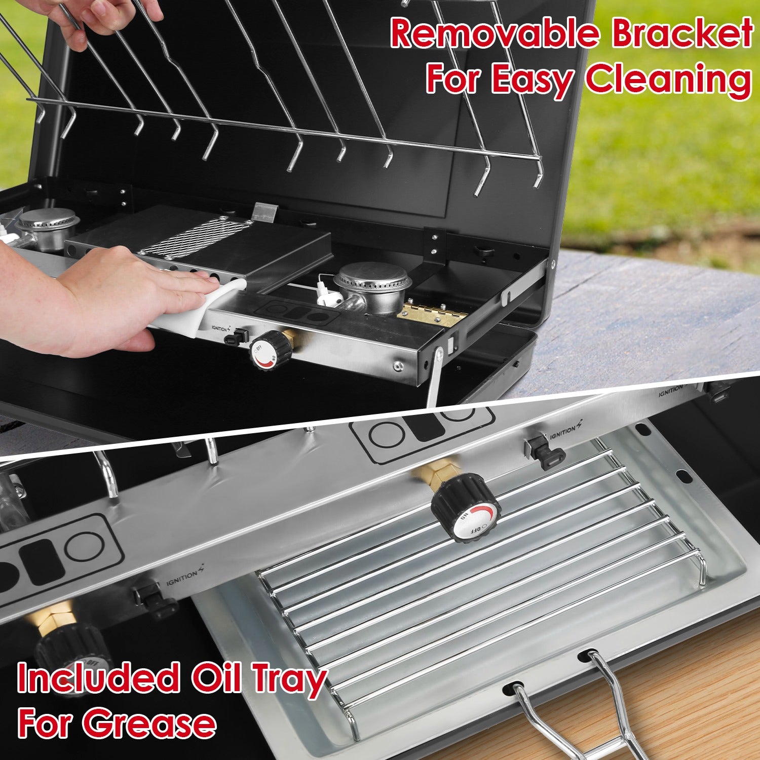 3 Burner Camping Stove 20000 BTU Outdoor
