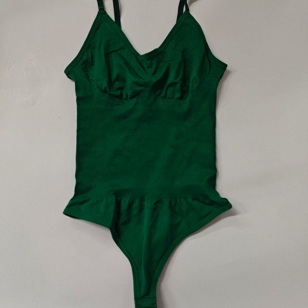 Seamless Body Shaping Jumpsuit With Abdominal Compression And Hip Lifting, Large Size