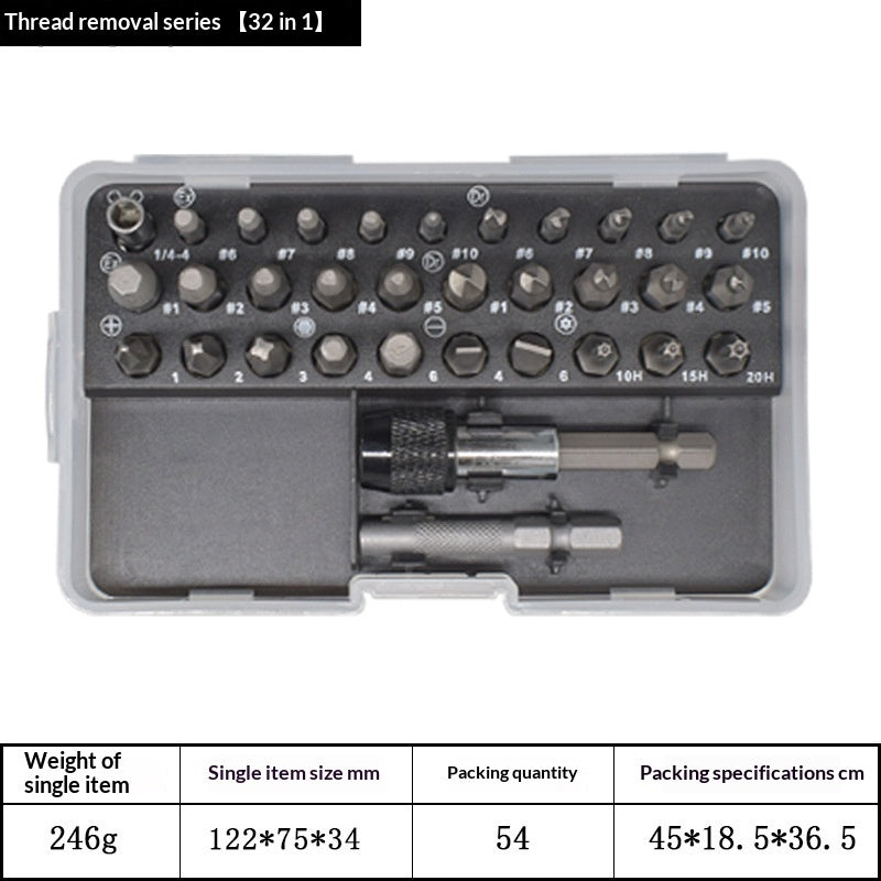 Stripped Screw Ratchet Tap Tool Set