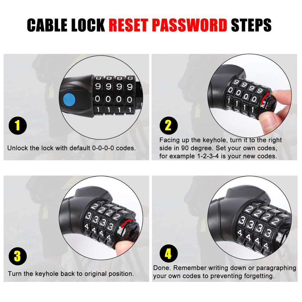 LED lamp anti theft password lock