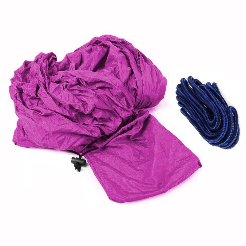 Hamac de randonnée portable en nylon parachute confortable