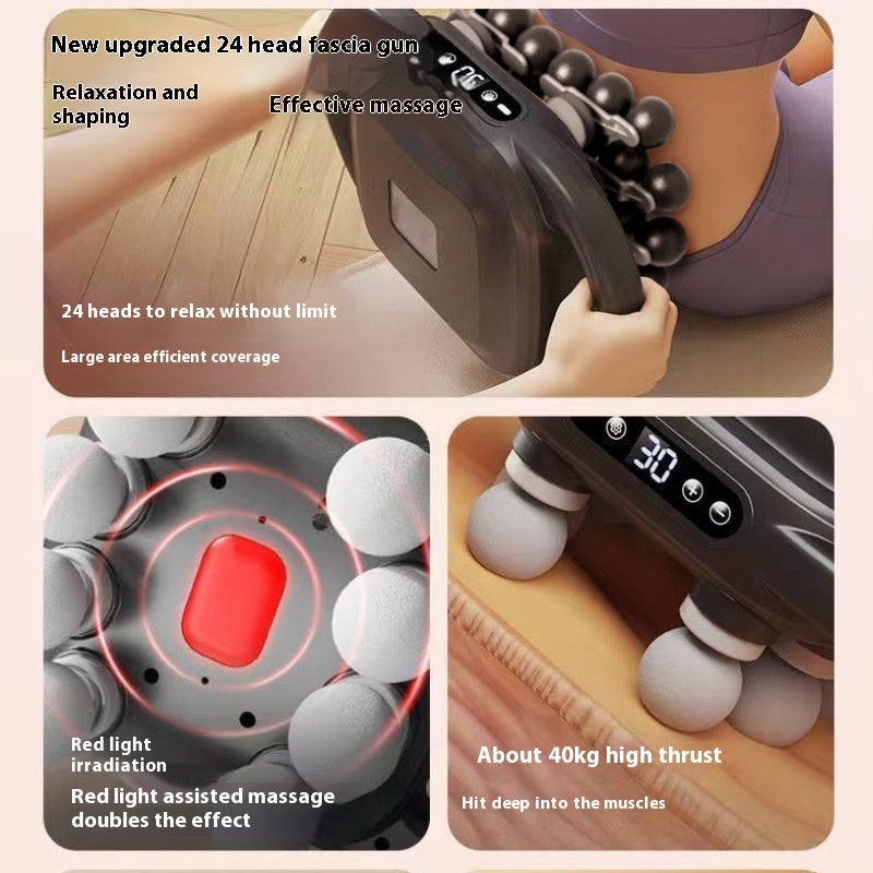 Pistolet de Massage Pro 24 Têtes (Édition Thermothérapie)