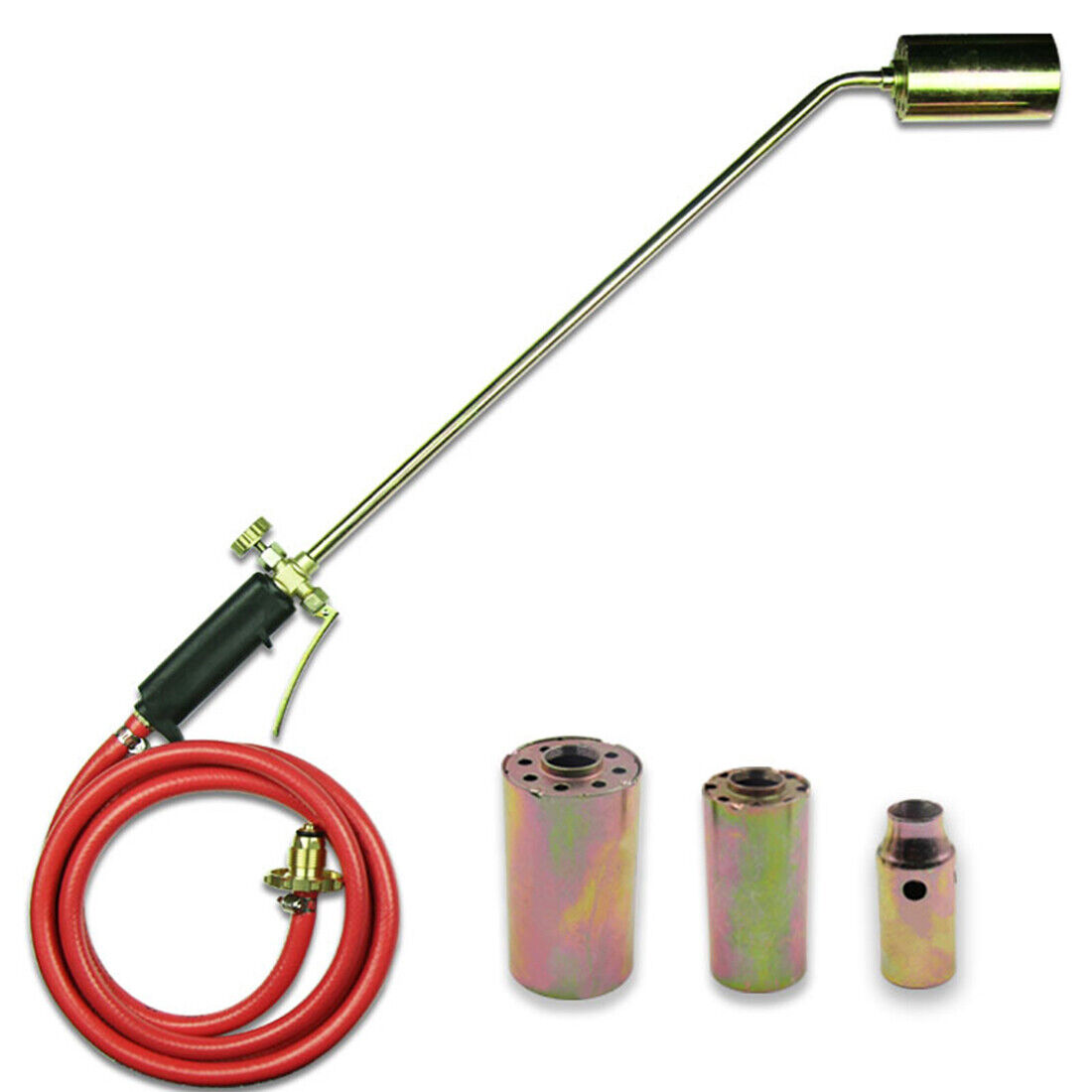 Long Arm Propane Butane Gas Torch Burner Blow Kit Roofers Roofing Brazing-Hose