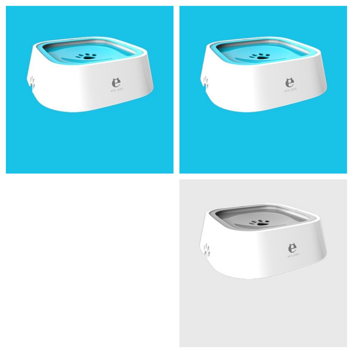 Bol d'Eau Anti-Débordement 1.5L – Distributeur à Disque Flottant pour Animaux