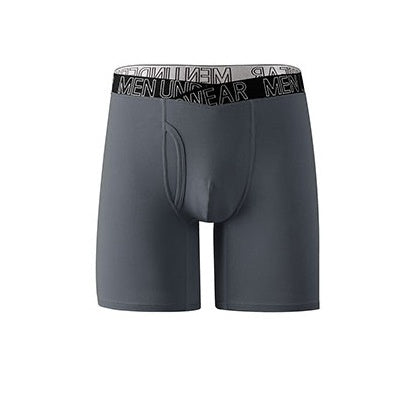 V-Shape Mens Breathable Boxer Briefs For Running And Fitness  Extended Length