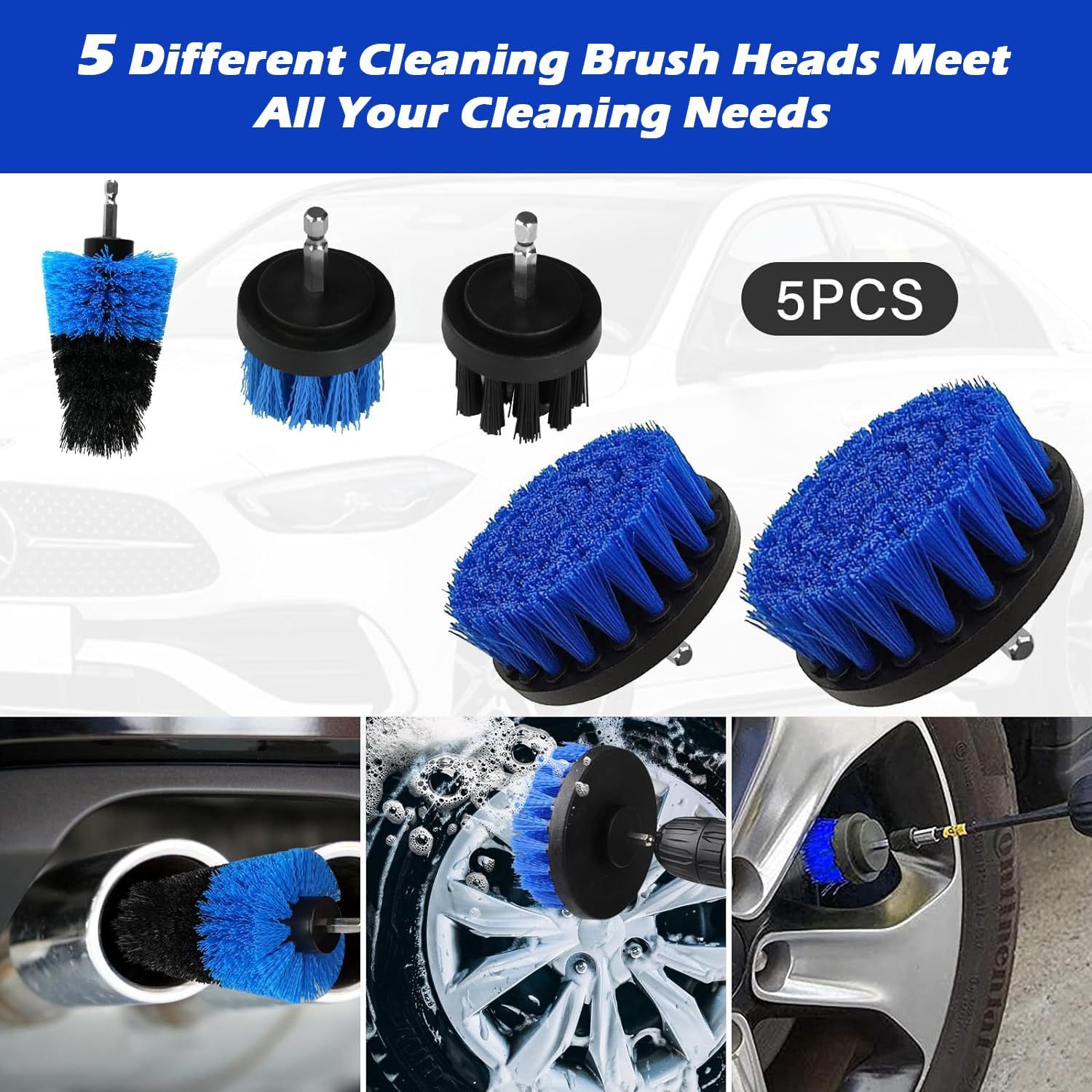 24-Piece Car Cleaning Tool Set