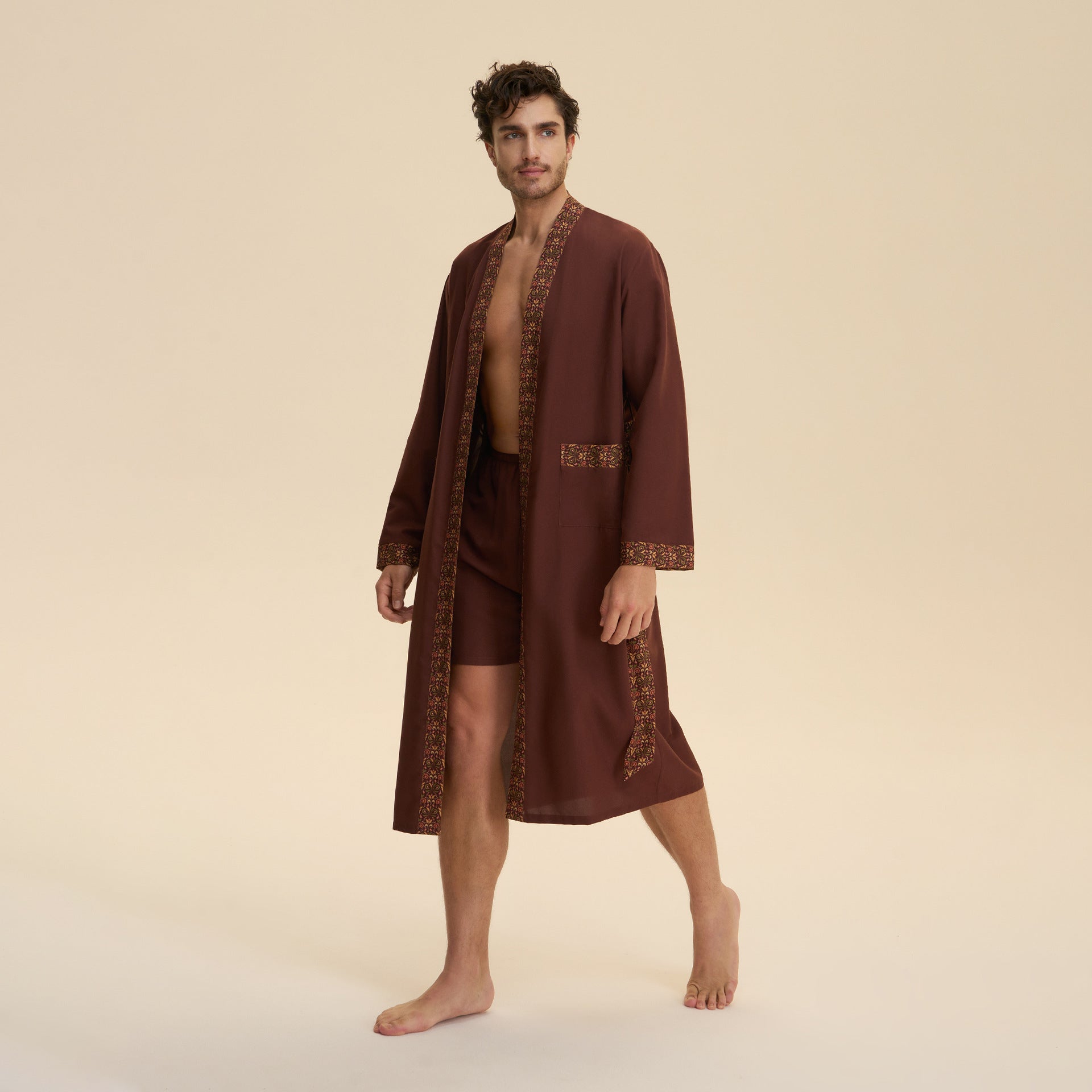 Loose Casual Middle Eastern-style Single Nightgown For Couples Long Cloud-shaped Cotton Loungewear