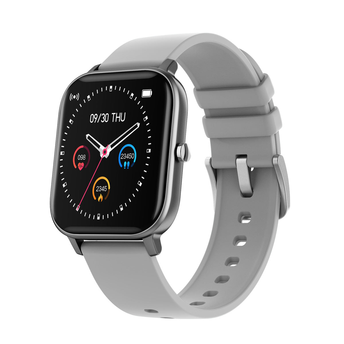 All-touch Smartwatch Bracelet With Heart Rate And Blood Pressure Monitoring