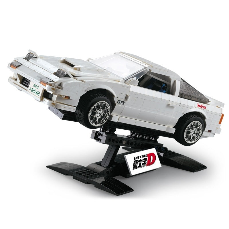 Double E 61022 Initial D Static Car Model Assembling Building Blocks