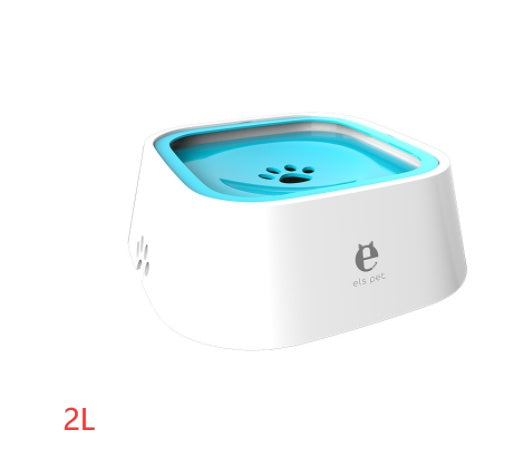 Bol d'Eau Anti-Débordement 1.5L – Distributeur à Disque Flottant pour Animaux