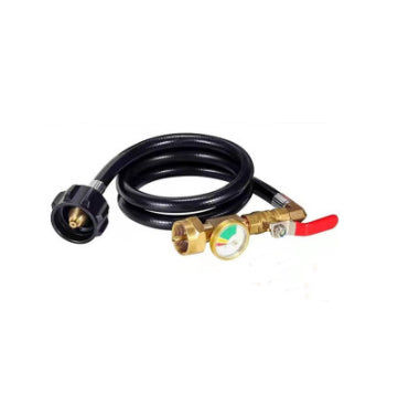 Propane Bottle Inflatable Connector With Luminous Strap Ball Valve