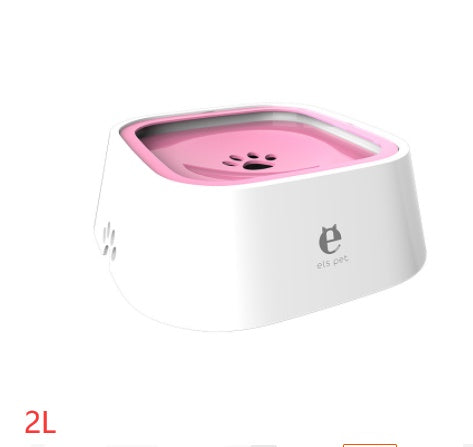 Bol d'Eau Anti-Débordement 1.5L – Distributeur à Disque Flottant pour Animaux